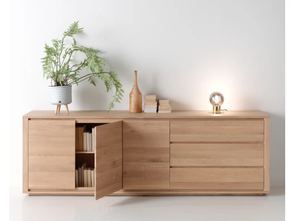 Dressoir ZEN - Smoked Oak Hout 4 Dressoir ZEN - Smoked Oak Hout - Afbeelding 4