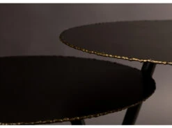 Bijzettafel Set Van 2 STALWART - Gunmetal Zwart -Zuiver || RICHMOND Verkoop 11312 deba meubelen woonkamer dutchbone stalwart