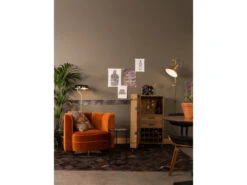 Bijzettafel AGATE - Stone Tempered Glass Zwart -Zuiver || RICHMOND Verkoop 11499 deba meubelen woonkamer dutchbone agate