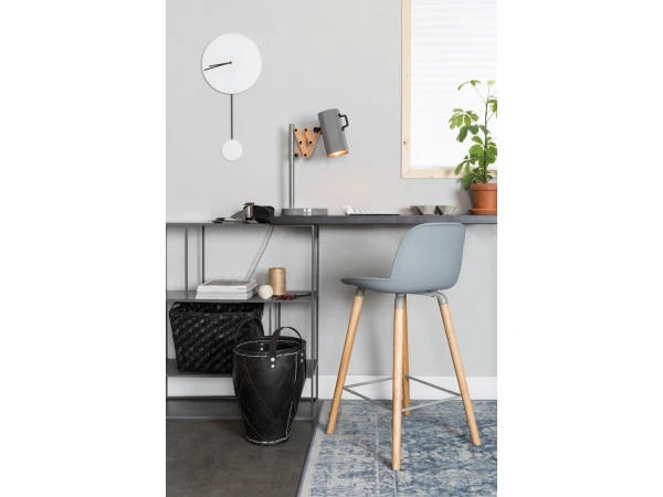 Zuiver Barstoel ALBERT - Light Grey Grijs 2 Zuiver Barstoel ALBERT - Light Grey Grijs - Afbeelding 2