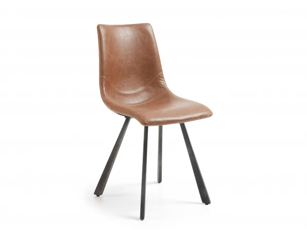 Stoel TRAP - Roestbruin Bruin 1 Stoel TRAP - Roestbruin Bruin