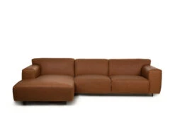 Hoekzetel VESTA - Cognac Leder Bruin
