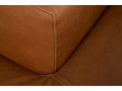 Hoekzetel VESTA - Cognac Leder Bruin -Zuiver || RICHMOND Verkoop 12380 deba meubelen woonkamer furninova vesta