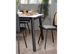 Uitschuifbare Tafel VICTORIA - Fenix Wit Wit -Zuiver || RICHMOND Verkoop 12628 deba meubelen woonkamer perfecta victoria 1