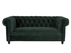 Zetel CHESTER - Velvet Dark Green Groen