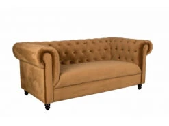 Zetel CHESTER - Velvet Golden Brown Geel -Zuiver || RICHMOND Verkoop 14265 deba meubelen woonkamer dutchbone chester