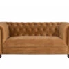 Zetel CHESTER - Velvet Golden Brown Geel