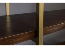 Kast Wandrek CLASS - Acacia Wood/Brass Hout -Zuiver || RICHMOND Verkoop 14271 deba meubelen woonkamer dutchbone class