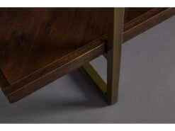 Kast Wandrek CLASS - Acacia Wood/Brass Hout -Zuiver || RICHMOND Verkoop 14272 deba meubelen woonkamer dutchbone class