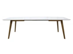 Tafel Uitrekbaar BESS - Wit/Eik Wit -Zuiver || RICHMOND Verkoop 15446 deba meubelen woonkamer tenzo bess