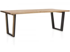 Eetkamertafel DENMARK - Oak Railway Brown Hout -Zuiver || RICHMOND Verkoop 15831 deba meubelen woonkamer xooon denmark