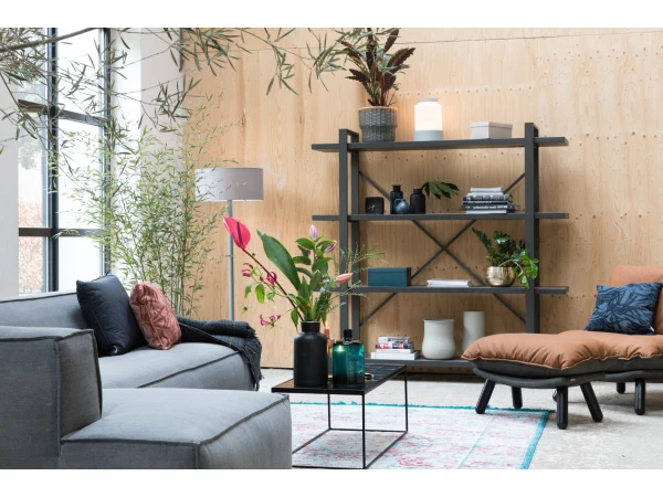 Zuiver Salontafel GLAZED - Zwart Zwart 4 Zuiver Salontafel GLAZED - Zwart Zwart - Afbeelding 4