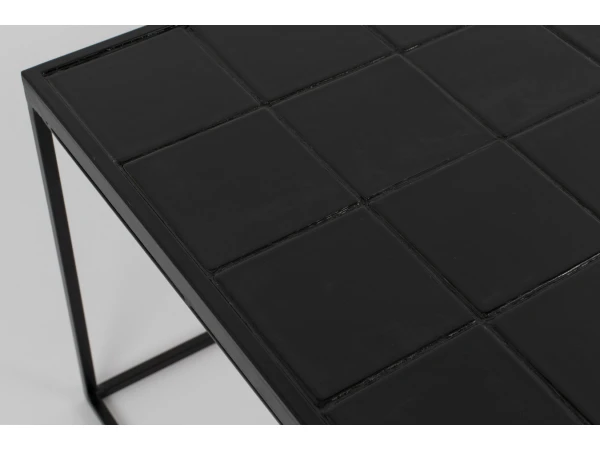Zuiver Salontafel GLAZED - Zwart Zwart 5 Zuiver Salontafel GLAZED - Zwart Zwart - Afbeelding 5