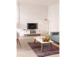 Tv-meubel BESS - Wit/eik Wit -Zuiver || RICHMOND Verkoop 1618 deba meubelen woonkamer tenzo bess