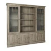 Kast Vitrine YORK - Crystal Oak Beige Hout