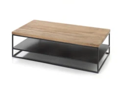 Salontafel GLASGOW - Sand Hout