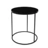 Zuiver Bijzettafel GLAZED - Black Zwart