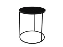Zuiver Bijzettafel GLAZED - Black Zwart
