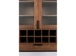 Zuiver Kast Wijnrek TRAVIS - Walnut Hout -Zuiver || RICHMOND Verkoop 18566 deba meubelen woonkamer zuiver travis