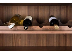 Zuiver Kast Wijnrek TRAVIS - Walnut Hout -Zuiver || RICHMOND Verkoop 18569 deba meubelen woonkamer zuiver travis