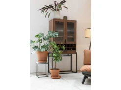 Zuiver Kast Wijnrek TRAVIS - Walnut Hout -Zuiver || RICHMOND Verkoop 18575 deba meubelen woonkamer zuiver travis