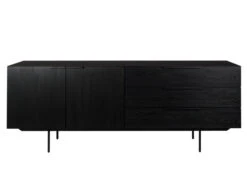 Zuiver Kast Dressoir TRAVIS - Black Oak Zwart