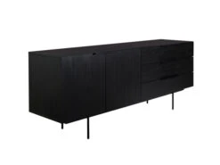 Zuiver Kast Dressoir TRAVIS - Black Oak Zwart -Zuiver || RICHMOND Verkoop 18600 deba meubelen woonkamer zuiver travis