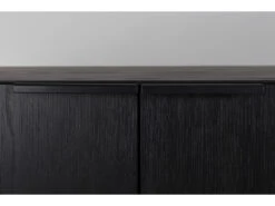 Zuiver Kast Dressoir TRAVIS - Black Oak Zwart -Zuiver || RICHMOND Verkoop 18602 deba meubelen woonkamer zuiver travis