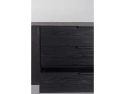 Zuiver Kast Dressoir TRAVIS - Black Oak Zwart -Zuiver || RICHMOND Verkoop 18603 deba meubelen woonkamer zuiver travis