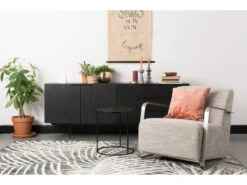 Zuiver Kast Dressoir TRAVIS - Black Oak Zwart -Zuiver || RICHMOND Verkoop 18608 deba meubelen woonkamer zuiver travis