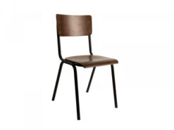 Stoel SCUOLA - Walnut Hout