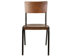 Stoel SCUOLA - Walnut Hout -Zuiver || RICHMOND Verkoop 18838 deba meubelen woonkamer dutchbone scuola