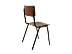 Stoel SCUOLA - Walnut Hout -Zuiver || RICHMOND Verkoop 18839 deba meubelen woonkamer dutchbone scuola