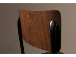 Stoel SCUOLA - Walnut Hout -Zuiver || RICHMOND Verkoop 18842 deba meubelen woonkamer dutchbone scuola