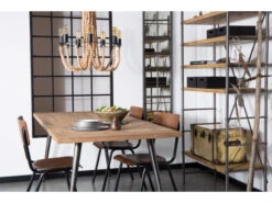 Stoel SCUOLA - Walnut Hout -Zuiver || RICHMOND Verkoop 18845 deba meubelen woonkamer dutchbone scuola