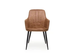 Armstoel DALMA - Softyl Cognac Bruin