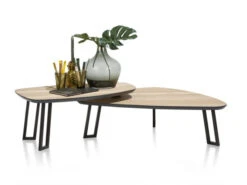 Salontafel DARWIN - Oack/Beach Hout -Zuiver || RICHMOND Verkoop 19027 deba meubelen woonkamer xooon darwin