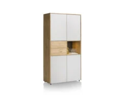 Barkast DARWIN - Oak/Beach Wit -Zuiver || RICHMOND Verkoop 19041 deba meubelen woonkamer xooon darwin