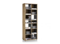 Boekenkast DARWIN - Oak/Beach Hout