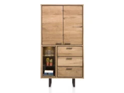 Bergkast DENMARK - Oak Railway Brown Hout