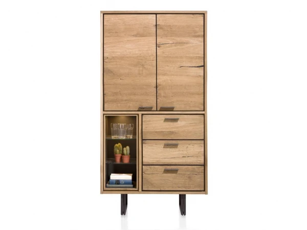 Bergkast DENMARK - Oak Railway Brown Hout 1 Bergkast DENMARK - Oak Railway Brown Hout