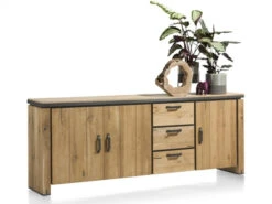 Kast Dressoir FARMLAND - Oak Railway Brown Hout