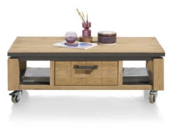 Salontafel FARMLAND - Oak Railway Brown Hout