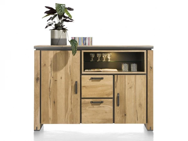 Kast Dressette FARMLAND - Oak Railway Brown Hout 1 Kast Dressette FARMLAND - Oak Railway Brown Hout