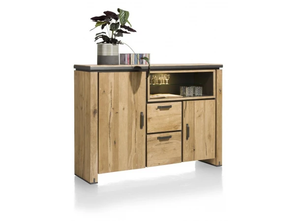 Kast Dressette FARMLAND - Oak Railway Brown Hout 2 Kast Dressette FARMLAND - Oak Railway Brown Hout - Afbeelding 2