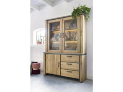 Kast Vitrine FARMLAND - Oak Railway Brown Hout -Zuiver || RICHMOND Verkoop 19206 deba meubelen woonkamer henders amp hazel farmland