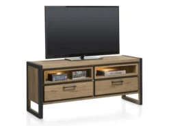 Tv-meubel METALO - Railway Brown Hout