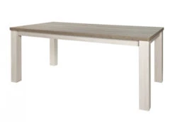 Eetkamertafel YORK - Lariks & Crystal Oak Beige Hout