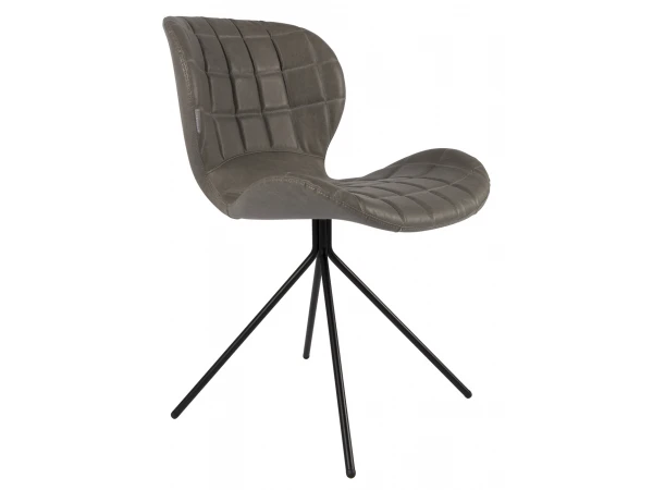 Zuiver Kuipstoel OMG - Grey Grijs 1 Zuiver Kuipstoel OMG - Grey Grijs