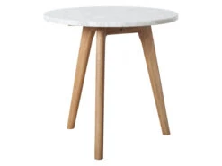 Zuiver Bijzettafel WHITE STONE - Marble Wit